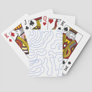 moderne abstrakte Kunst Spielkarten