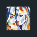 Moderne abstrakte Kunst - Twins Leinwanddruck<br><div class="desc">Ich biete authentische digitale Autorenkunst in einem anderen Blickwinkel auf die KI-Erstellung in voller Interaktion mit KI an, wobei ich nur die schnelle Erstellung ohne zusätzliche Nachbearbeitung anbiete, mit Ausnahme der notwendigen Aufwärtsskalierung. So erhalten Sie die reine Essenz des Ergebnisses der kreativen txt2img.Es gibt 20 verschiedene Formate verfügbar - Einführungspreis...</div>