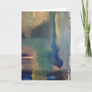 Moderne abstrakte Kunstkarte Feiertagskarte