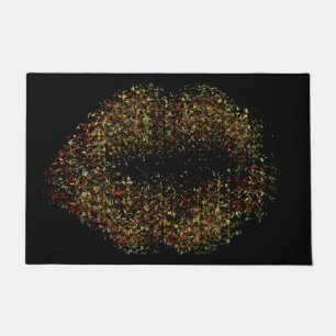 Moderne Abstrakte Kunstlippen #6 Fußmatte