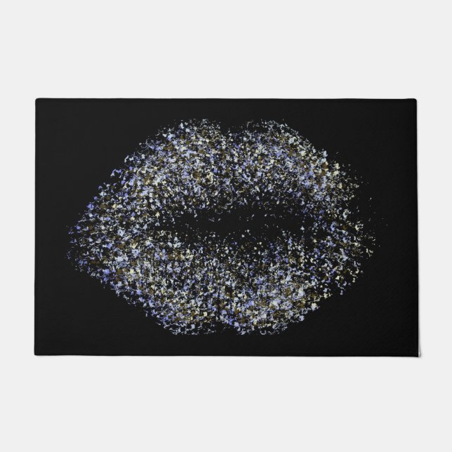 Moderne Abstrakte Kunstlips #24 Fußmatte (Vorderseite)