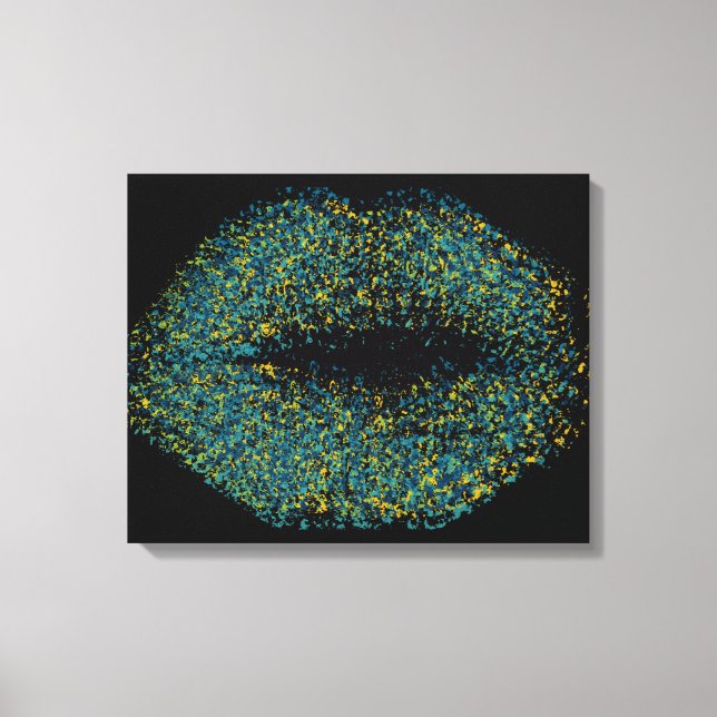 Moderne Abstrakte Kunstlips #47 Leinwanddruck (Vorderseite)