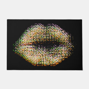 Moderne Abstrakte Kunstlips #54 Fußmatte