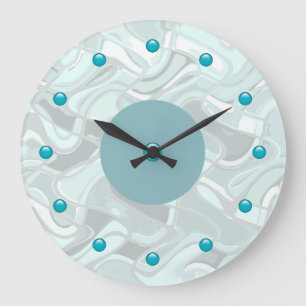Moderne Abstrakte Kunstmauer Große Wanduhr