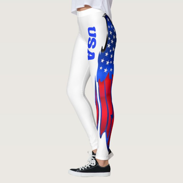 Moderne, Abstrakte Leggings (Links)