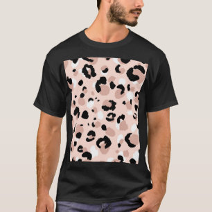 Moderne abstrakte Leoparden-Tierdrucke T-Shirt