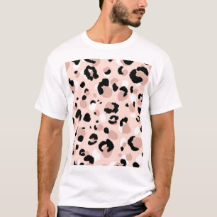 Moderne abstrakte Leoparden-Tierdrucke T-Shirt