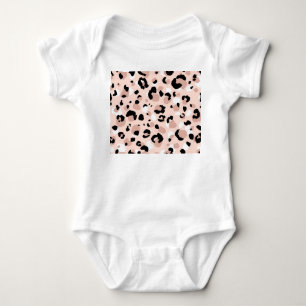 Moderne Abstrakte Leopardendrucke Baby Strampler