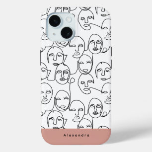 Moderne Abstrakte Linien gegenüber der Kunst der k Case-Mate iPhone Hülle