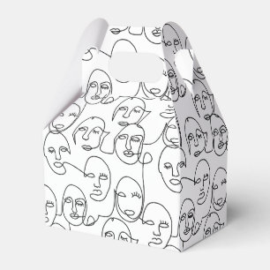 Moderne Abstrakte Linien gegenüber der Kunst der k Geschenkschachtel