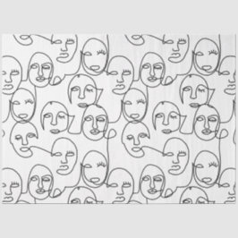 Moderne Abstrakte Linien gegenüber der Kunst der k Seidenpapier