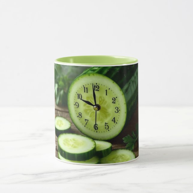 Moderne abstrakte Linienkunst Schwarze Tasse | Min (Zentrum)