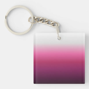 Moderne abstrakte Magenta burgundy maroon ombre Schlüsselanhänger