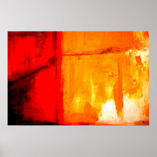 Moderne Abstrakte Malerei Art Print Poster