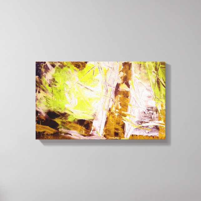 Moderne, Abstrakte Malerei Art Wrapped Canvas Leinwanddruck (Vorderseite)