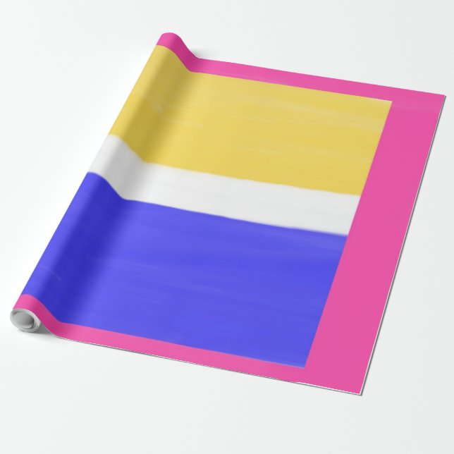 moderne abstrakte Malerei Geschenkpapier (Ungerollt)