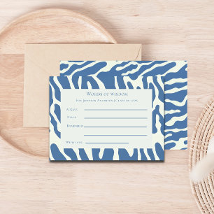 Moderne abstrakte Muster-Abschlussweisheiten Begleitkarte