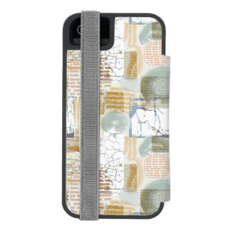 Moderne abstrakte Muster Incipio Watson™ iPhone 5 Geldbörsen Hülle
