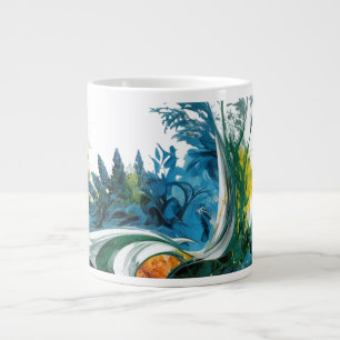 Moderne Abstrakte Naturformen - Spezialität Jumbo Jumbo-Tasse