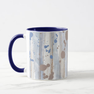 Moderne abstrakte Naturkunst Pinselstriche Tasse