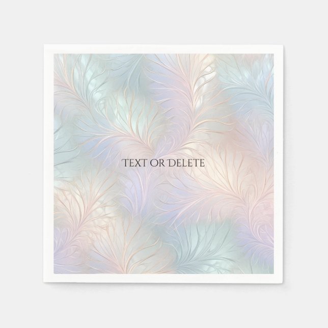 Moderne Abstrakte Neapel Serviette (Vorderseite)