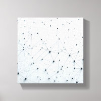 Moderne abstrakte Netzwerk-Gitter - 3D-Neurale Ver