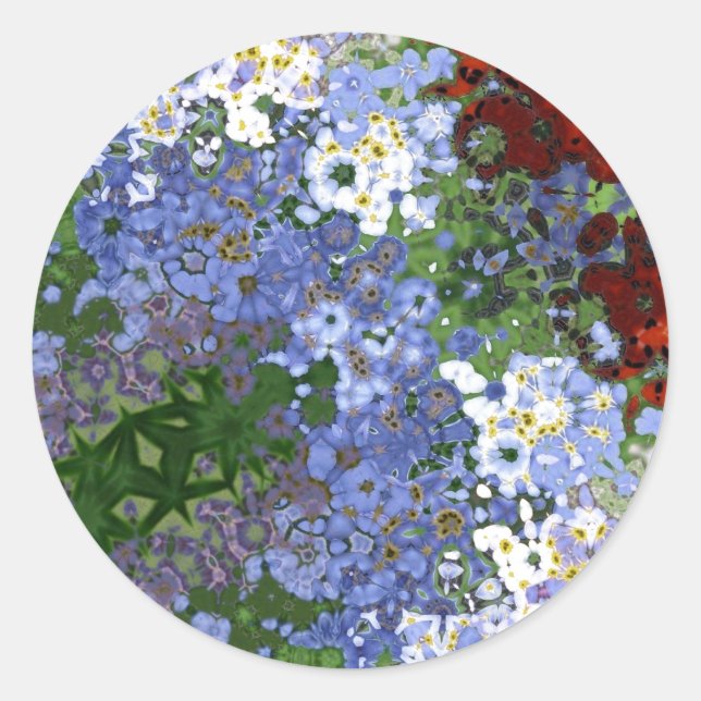 Moderne abstrakte Oberflächenarbeiten - Aufkleber (Vorderseite)