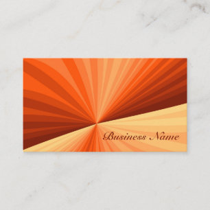 Moderne abstrakte Orange-Rot-Vanille-Grafik-Frakta Visitenkarte