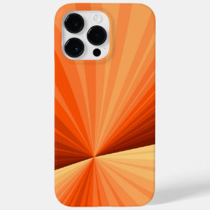 Moderne abstrakte orange rote Vanille-Grafik-Frakt Case-Mate iPhone 14 Pro Max Hülle