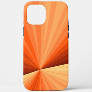 Moderne abstrakte orange rote Vanille-Grafik-Frakt Case-Mate iPhone Hülle