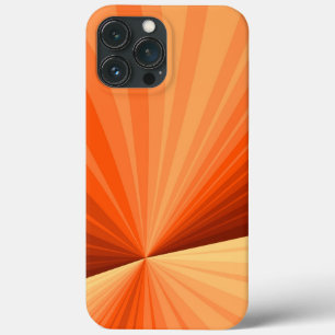 Moderne abstrakte orange rote Vanille-Grafik-Frakt Case-Mate iPhone Hülle
