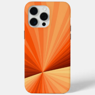 Moderne abstrakte orange rote Vanille-Grafik-Frakt Case-Mate iPhone Hülle