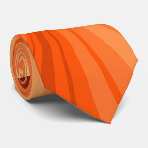 Moderne abstrakte Orange Rote Vanille-Grafik-Frakt Krawatte