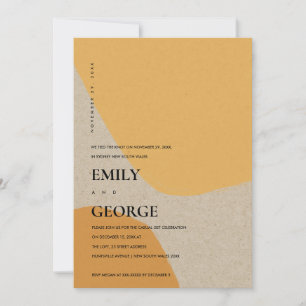 MODERNE ABSTRAKTE ORANGE RUST HABEN WIR DIE KNOCHK DANKESKARTE