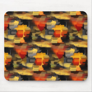Moderne Abstrakte Paint Squares Mousepad