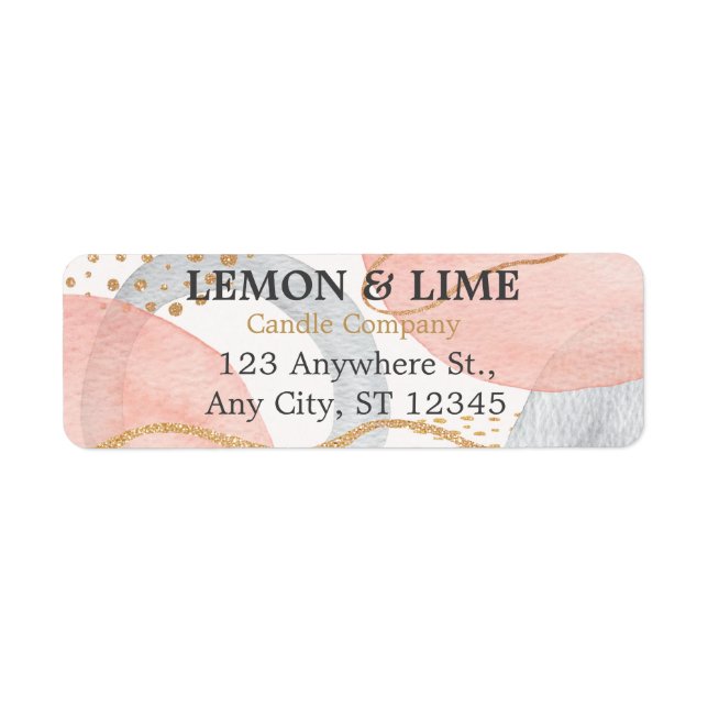 Moderne Abstrakte Pastagerichte Wasserfarben - Rüc (Vorne)