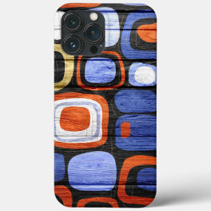 Moderne abstrakte Pastell-Holz-Optik Case-Mate iPhone Hülle