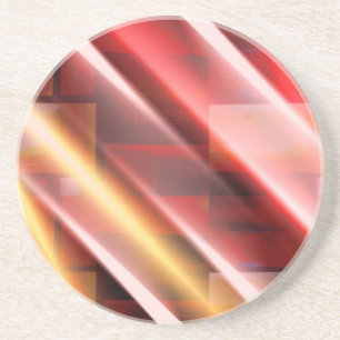 Moderne Abstrakte Print Art Deco Digital Art Getränkeuntersetzer