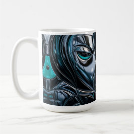 Moderne abstrakte Profilansicht Kaffeetasse