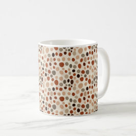 Moderne abstrakte Punkte-Muster-Tasse Kaffeetasse