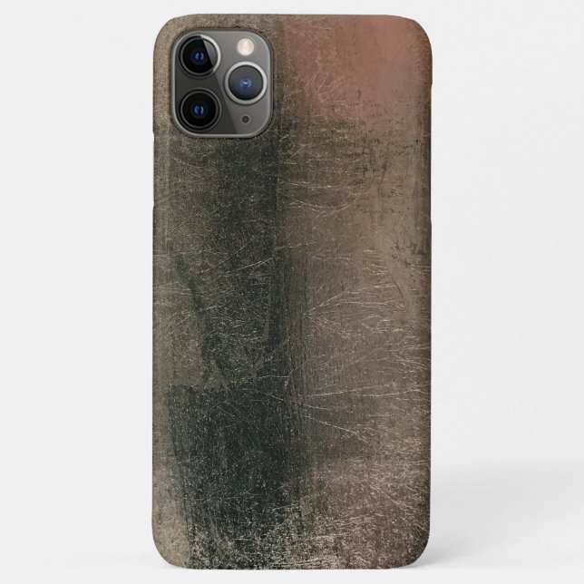 Moderne Abstrakte Rosa Schwarze Gold Grunge Case-Mate iPhone Hülle (Rückseite)