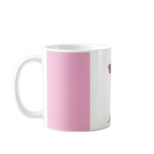 Moderne abstrakte rosa und weiße personalisierte K