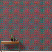 Moderne abstrakte rote Mohn-Blumenmuster