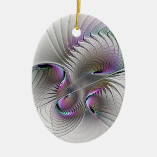 Moderne Abstrakte, schüchterne Fantasie Abbildung Keramik Ornament