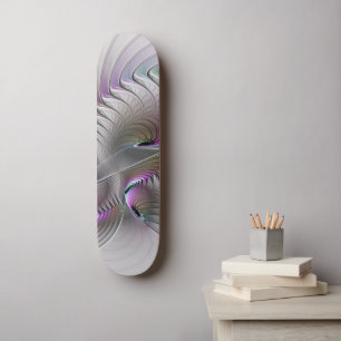 Moderne Abstrakte, schüchterne Fantasie Abbildung  Skateboard