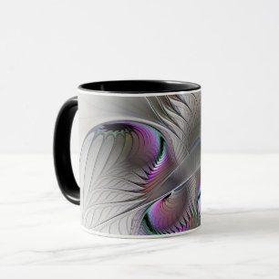 Moderne Abstrakte, schüchterne Fantasie Abbildung Tasse