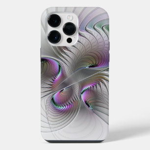 Moderne abstrakte schüchterne Fantasy-Figur-Frakta iPhone 14 Pro Max Hülle