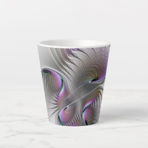 Moderne abstrakte schüchterne Fantasy-Figur-Frakta Milchtasse