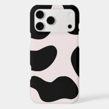Moderne abstrakte schwarze Blob-Muster-Handyhülle