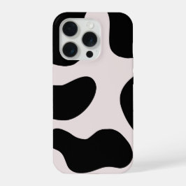 Moderne abstrakte schwarze Blob-Muster-Handyhülle  iPhone 15 Pro Hülle